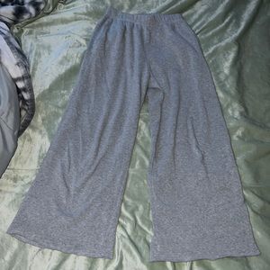 Light grey flared sweatpants